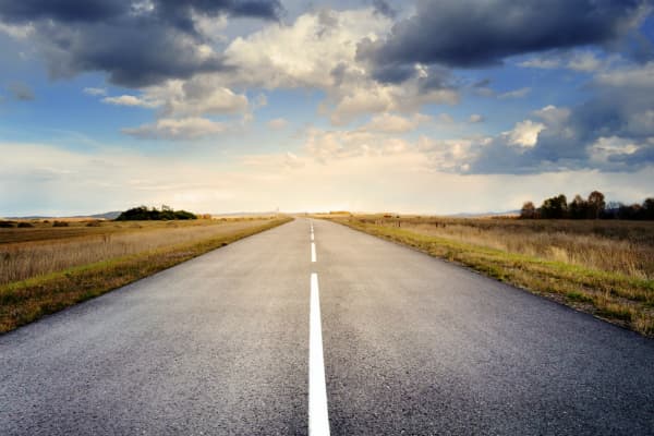 view down a road to symbolize Vanishing Credit in Divorce Bucks County PA