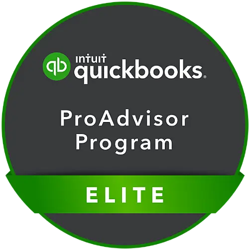 Virtual Accountant: Intuit Quickbooks Certified ProAdvisor on Desktop Badge