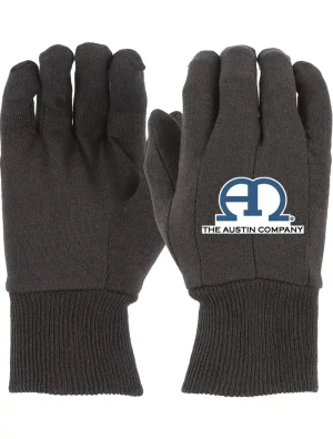 Brown Jersey Cotton gloves