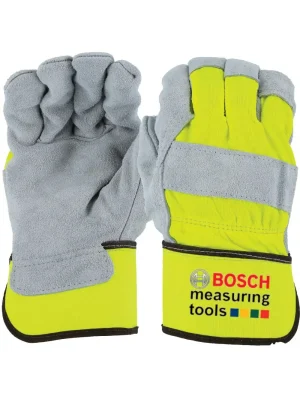 High Visibility Yellow Double Palm gloves