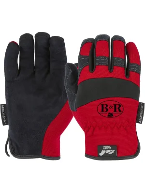 Red Mechanics Slip-on gloves