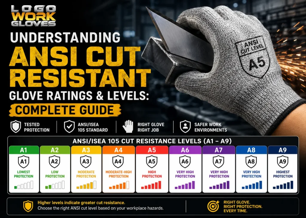 Understanding ANSI Cut Resistant Glove Ratings & Levels: Complete Guide