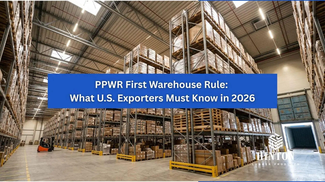 PPWR First Warehouse Rule for Export Pallets