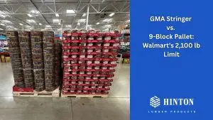 GMA pallet vs Nine Block Pallet Walmart Weight Limit