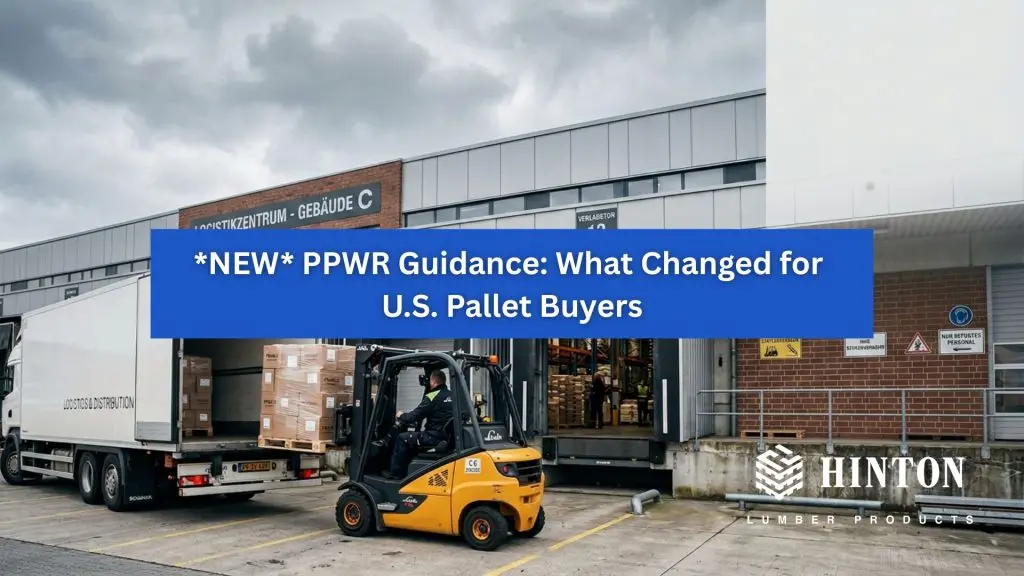 New PPWR Guidance What Changed for U.S. Pallet Buyers cover art of building for article
