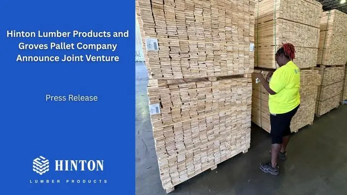 Press Release Groves Pallet Company Joint Venture