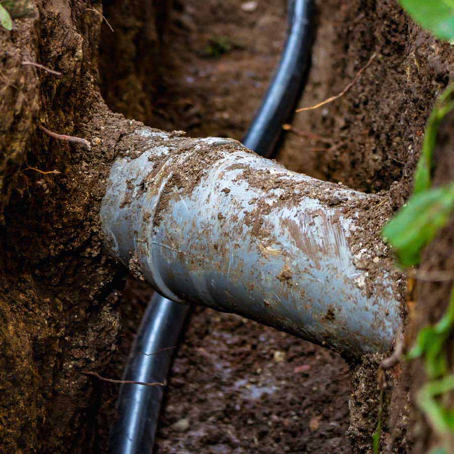 Main sewage line