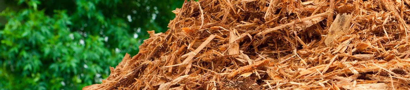 bulk order of brown mulch