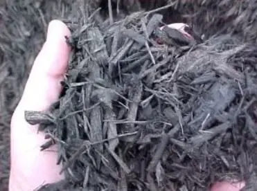 black playground mulch