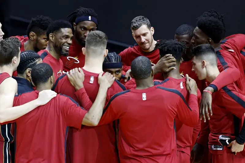 Team showing pride