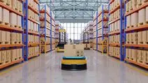 Pallets in an automated warehouse