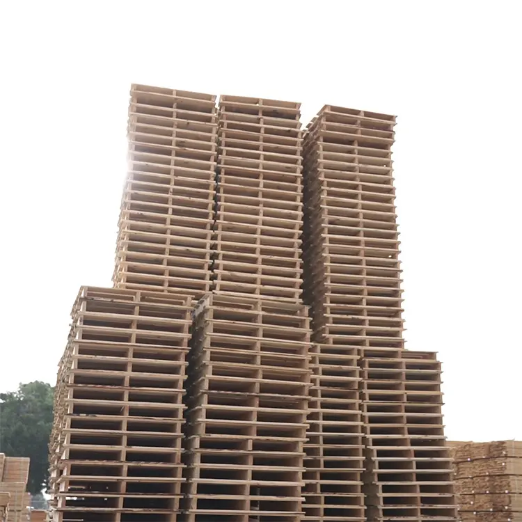 A Stack of Wooden Pallets