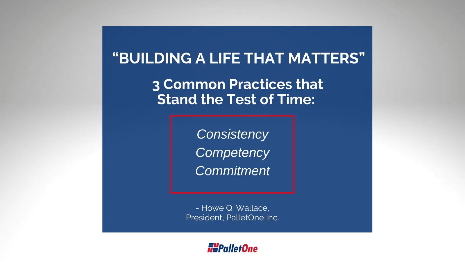 BUILDING A LIFE THAT MATTERS