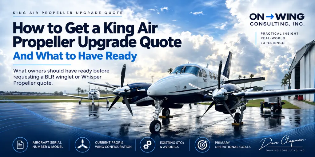 How to Get a King Air Propeller Upgrade Quote