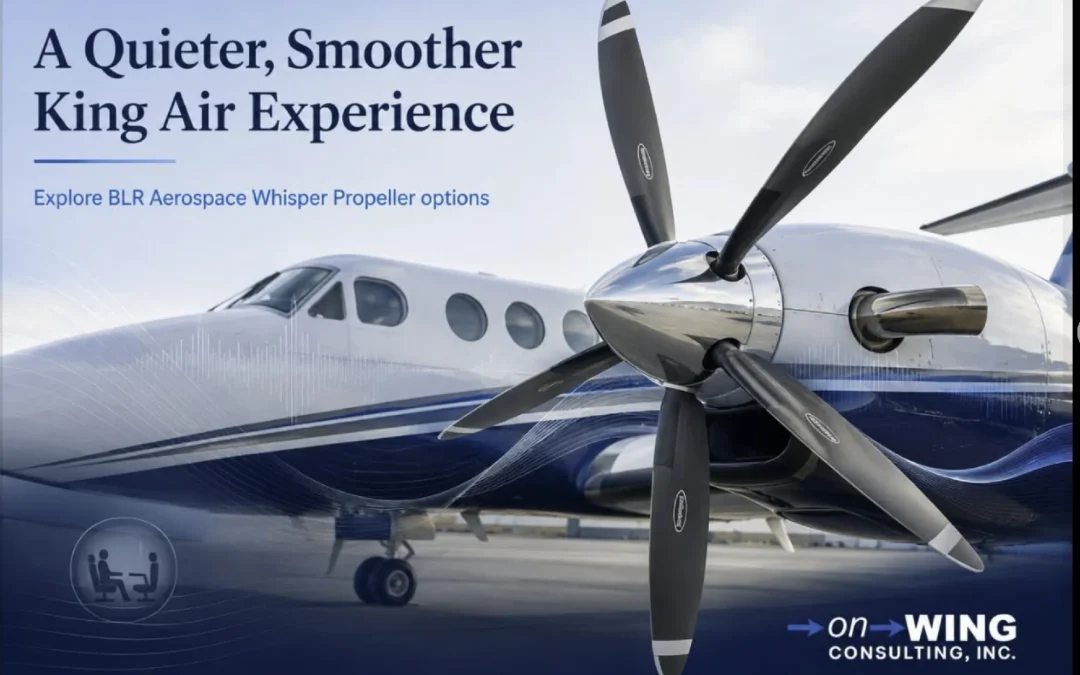 BLR Just Released a New Replacement Winglet STC for the King Air 350 and 360-What Owners Need to Know
