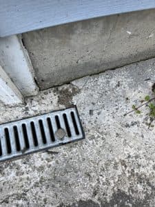 Foundation drainage system and French drain illustrating waterproofing solutions.