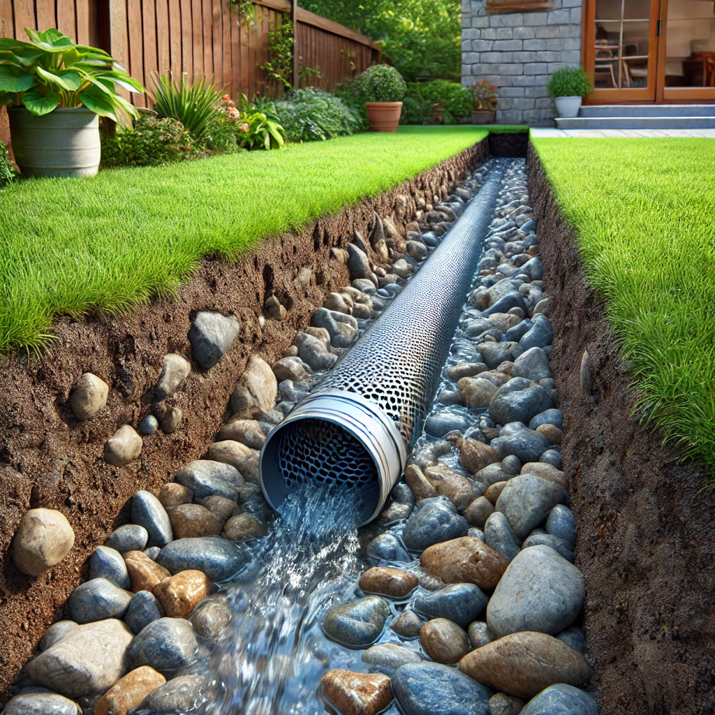 just like a sturdy tree with roots digging deep into nourishing soil, your peace of mind, too, can start below ground level&mdash;in your basement, french drains