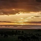 sunsetting for travellers on Tanzania luxury safaris