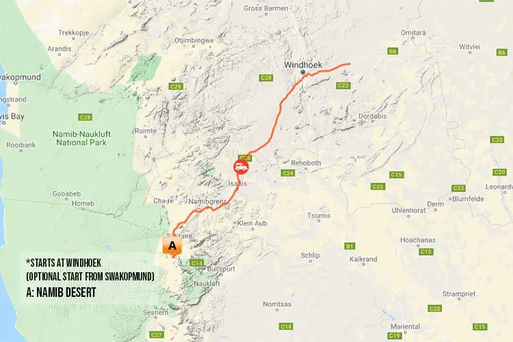 3 Day Desert Adventure in Namibia