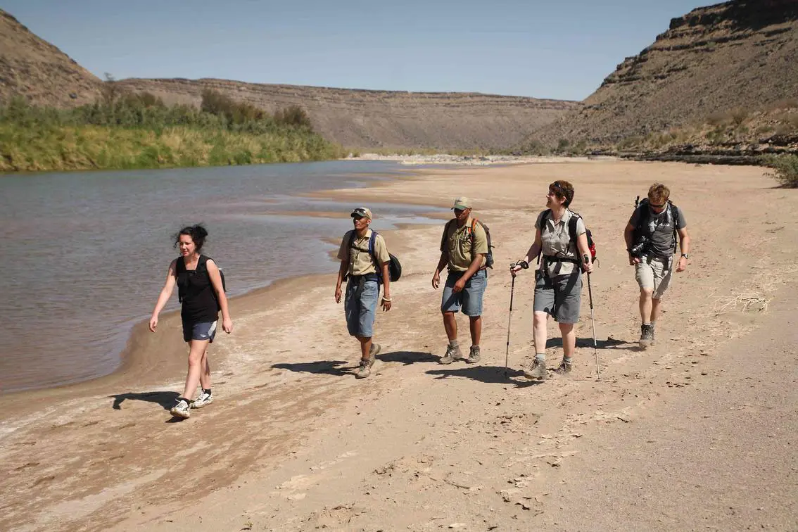 Hiking along Fish River