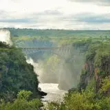 Victoria Falls Hotel view of falls