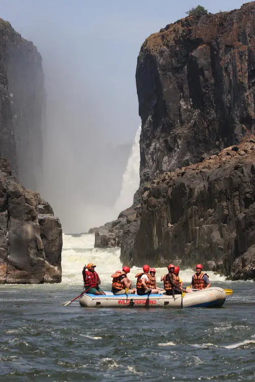 River rafting at Victoria falls