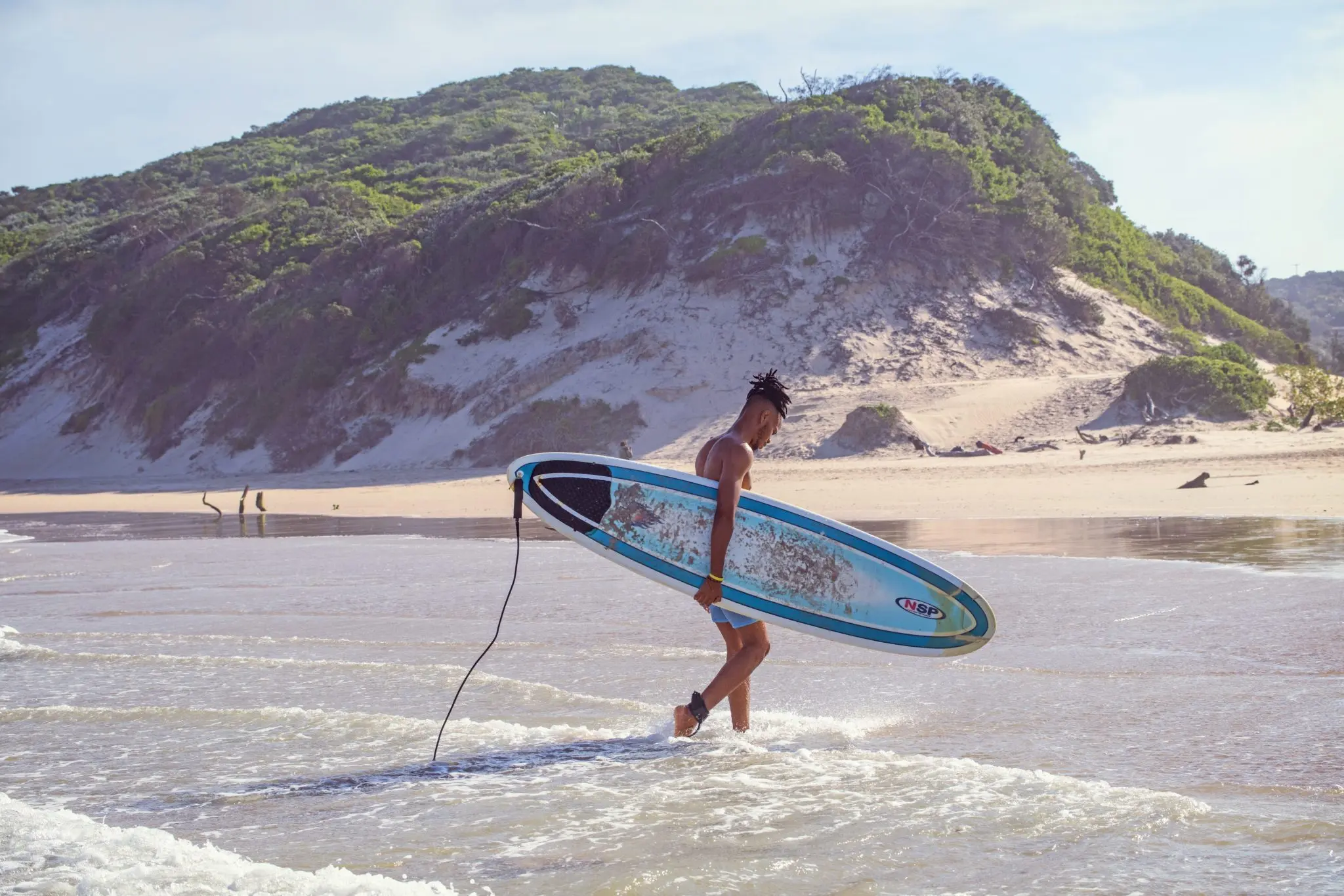 man surfing in south africa