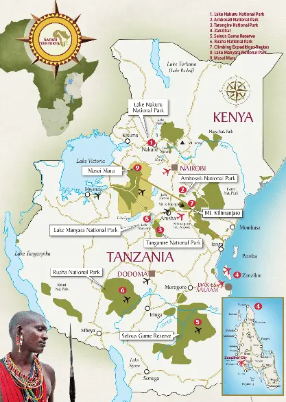 East Africa Map