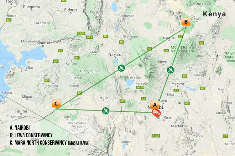 Kenya Value Fly-In Tour