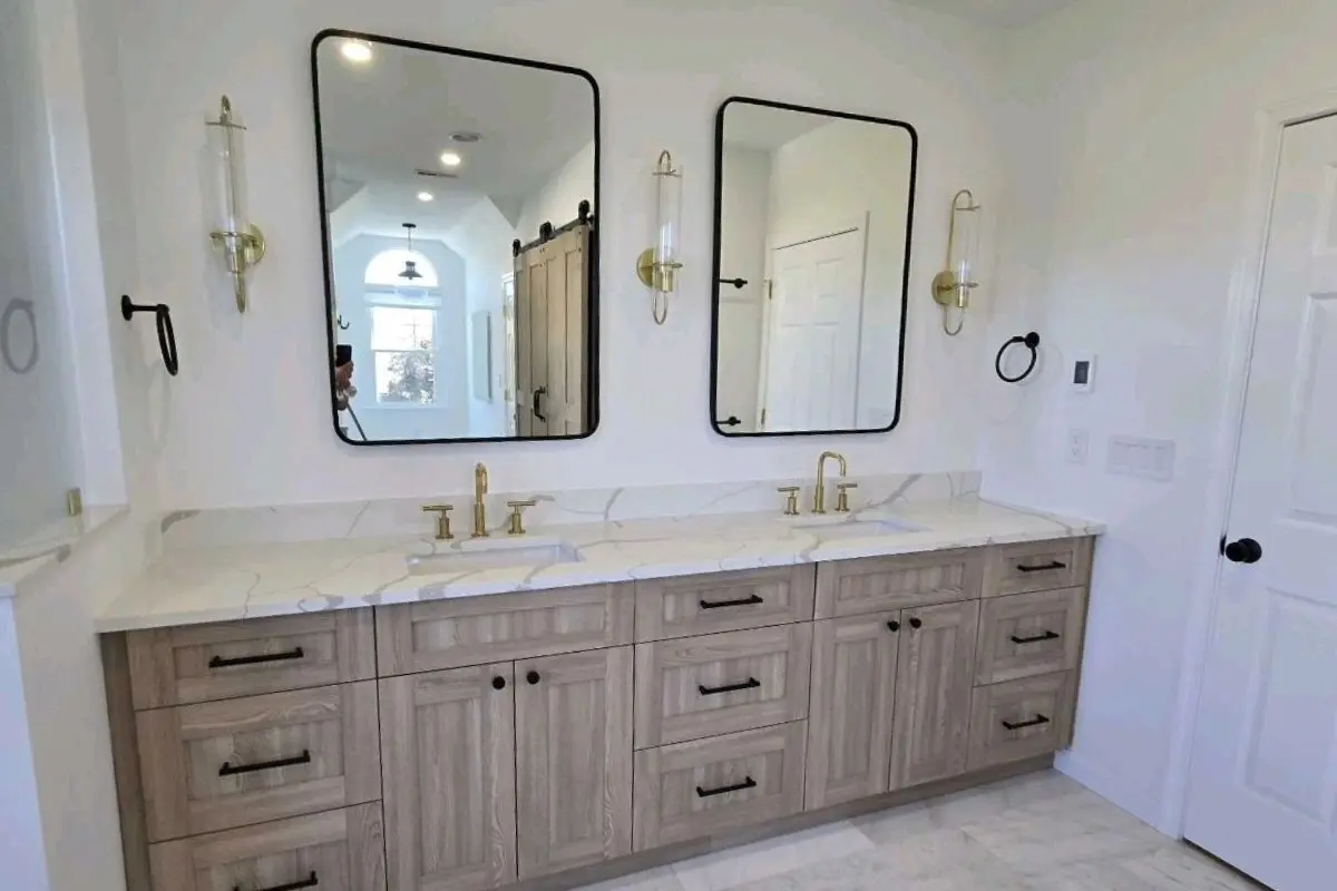 a bathroom remodel in framingham ma