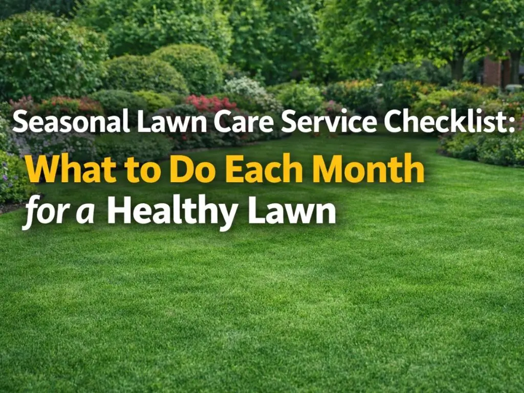 Seasonal Lawn Care Service Checklist What to Do Each Month for a Healthy Lawn feature