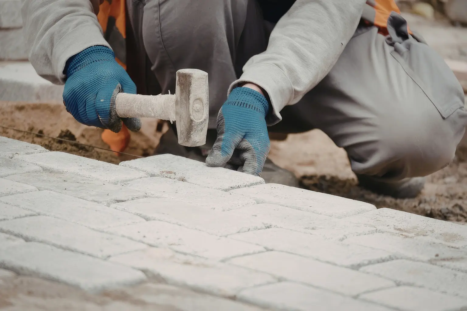 Outdoor patio and hardscape installation by landscaping Fairfax VA services