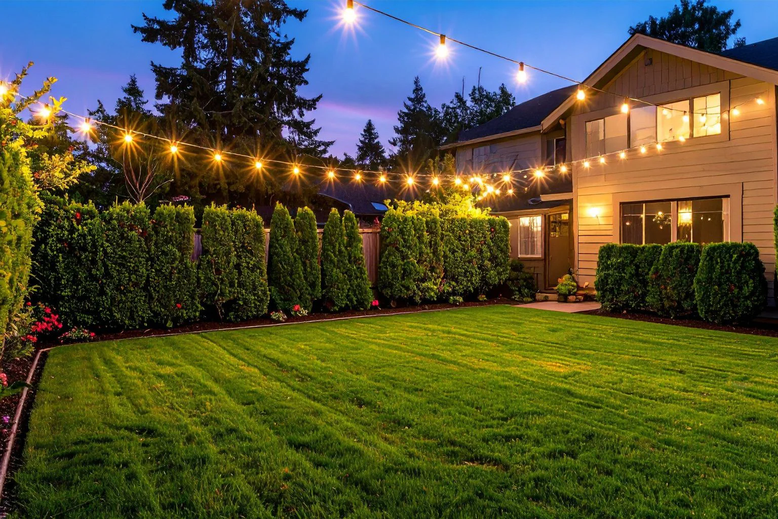 Residential lawn care completed by trusted landscaping Arlington VA team