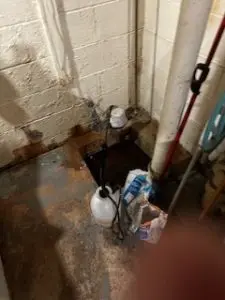 Basement moisture