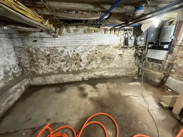 Basement waterproofing