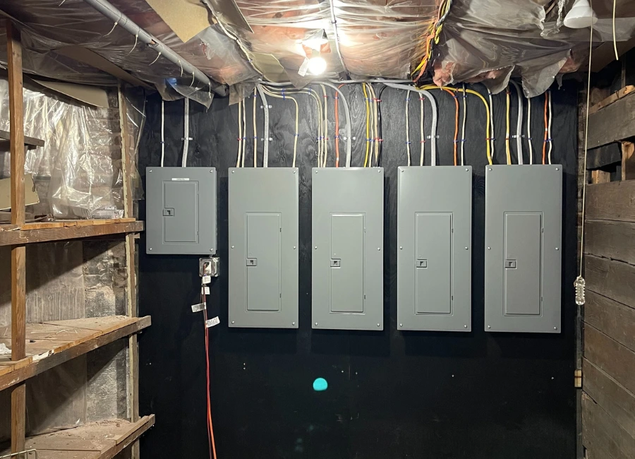 indoor electrical panel upgrade