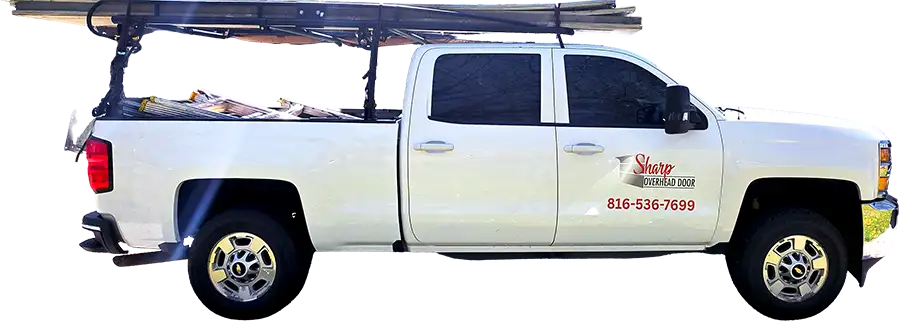 Sharp Overhead Door Garage - Service Truck