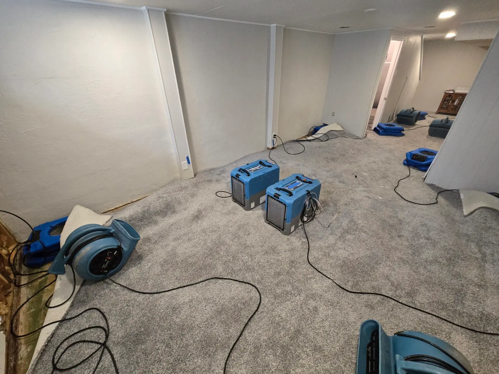 Residential Basement Water Leak Response & Reconstruction in Hurstbourne, KY