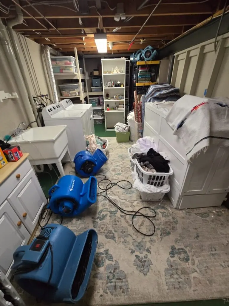 Residential Basement Water Leak Response & Reconstruction in Hurstbourne, KY