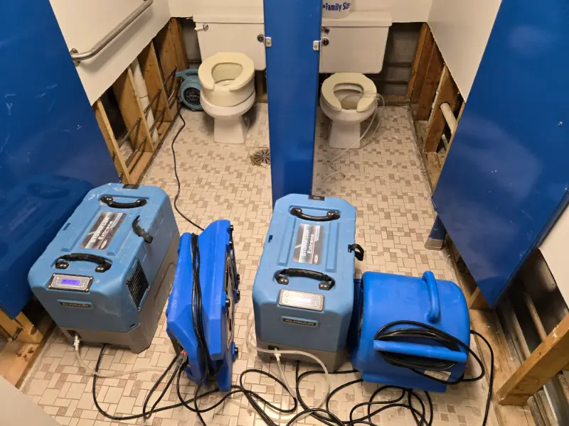 Commercial Bathroom Water Damage Louisville KY