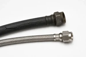 Rubber vs braided washer hoses comparison for Louisville KY homes