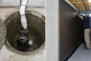 Sump pump vs waterproofing comparison for Louisville KY basements
