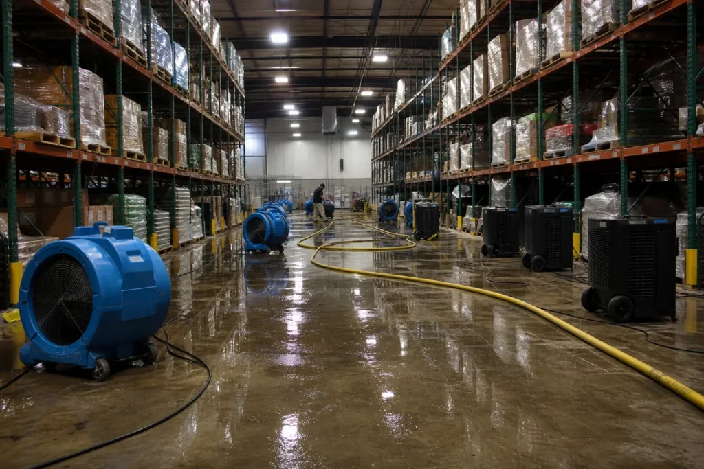 Warehouse Water Damage - Louisville KY