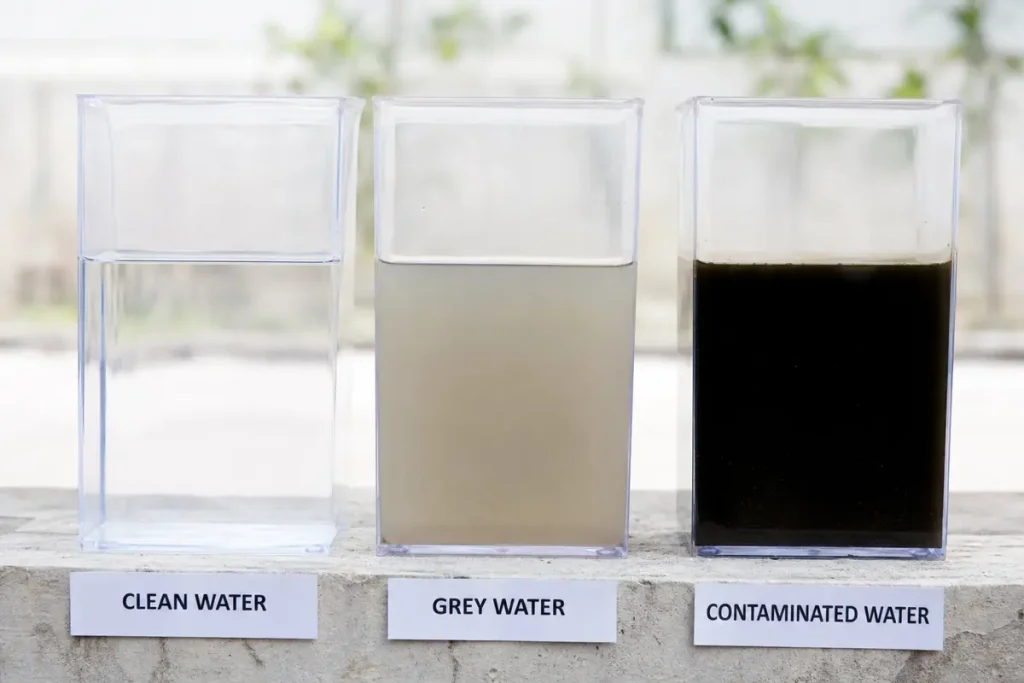 Water damage categories clean gray black explained Louisville KY