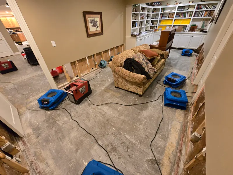 Water damage restoration equipment Bear Restoration Louisville KY