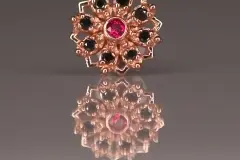 RosetteRubBlkDia