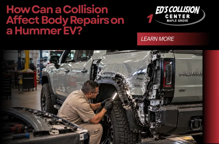 How Can a Collision Affect Body Repairs on a Hummer EV