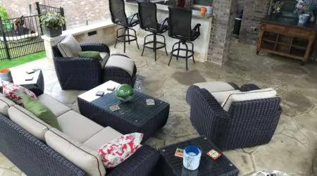 Stamped Concrete Patio