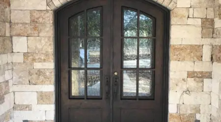 Custom iron door