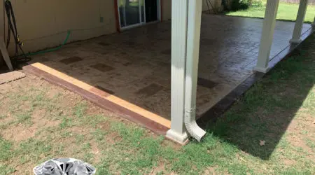 Stamped Concrete Patio